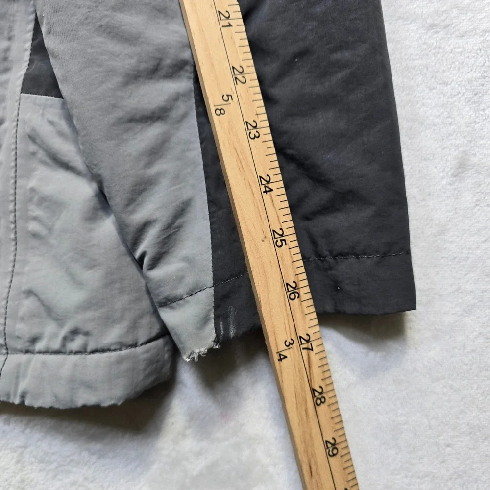 The North Face‎ HyVent Jacket Mens XL Gray Black Insulated Ski Snow Nylon